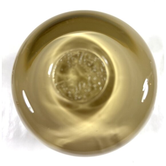 Glass.ful Votive Candle Holder Tan Brown Handblown Cased Glass Canadian - Picture 6 of 9